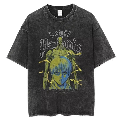 AOT Levi Ackerman Vintage Tee