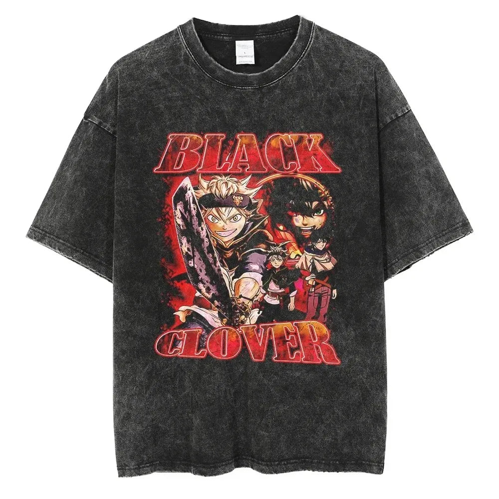 Black Clover Vintage Tee