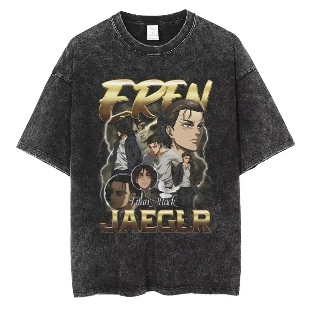 AOT Levi Ackerman Vintage Tee