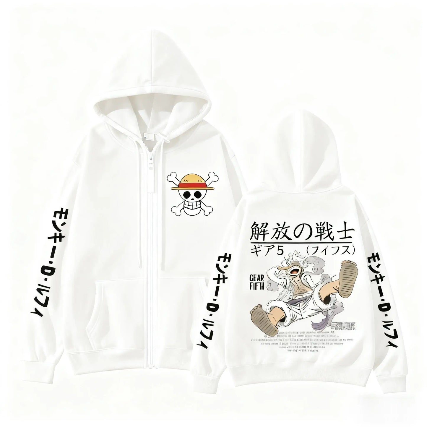 Monkey D Luffy Gear 5 One Piece Anime Hoodie